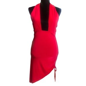 NWT 21 Saints | Red Hot Halter Mini Dress | size S
